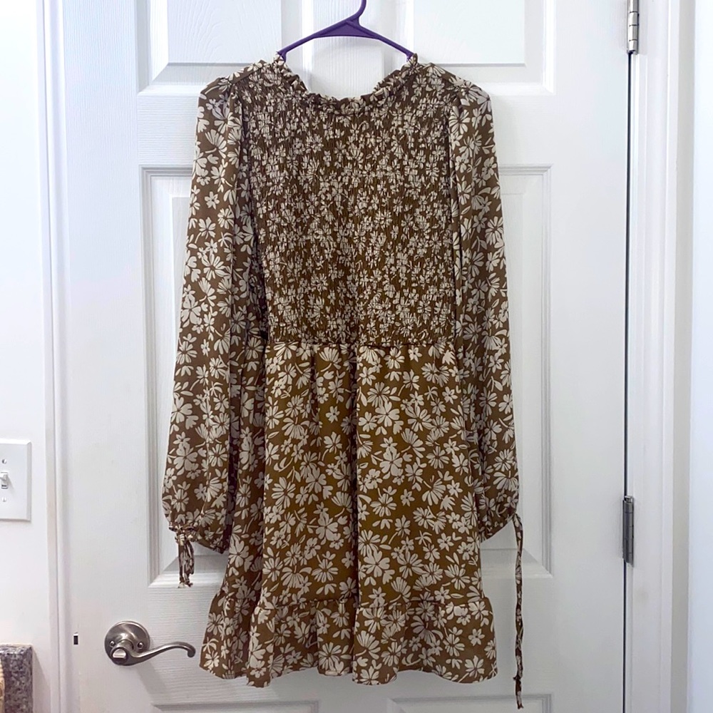 Altar’d State long sleeve floral printed dress—worn only once!